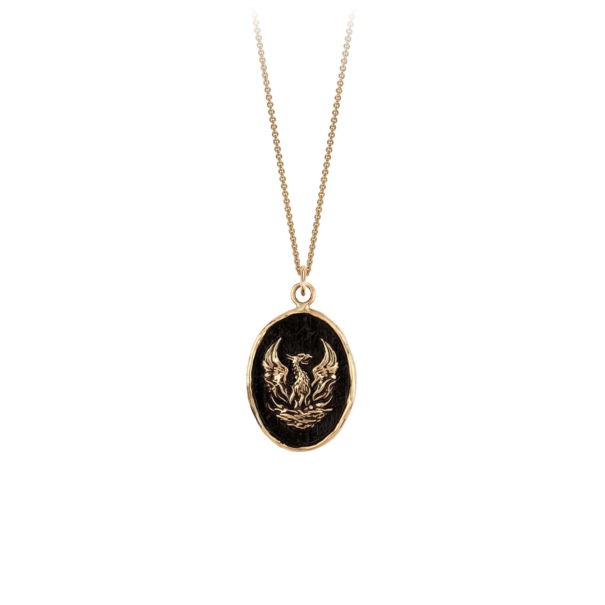 Fire Within 14k Gold Talisman