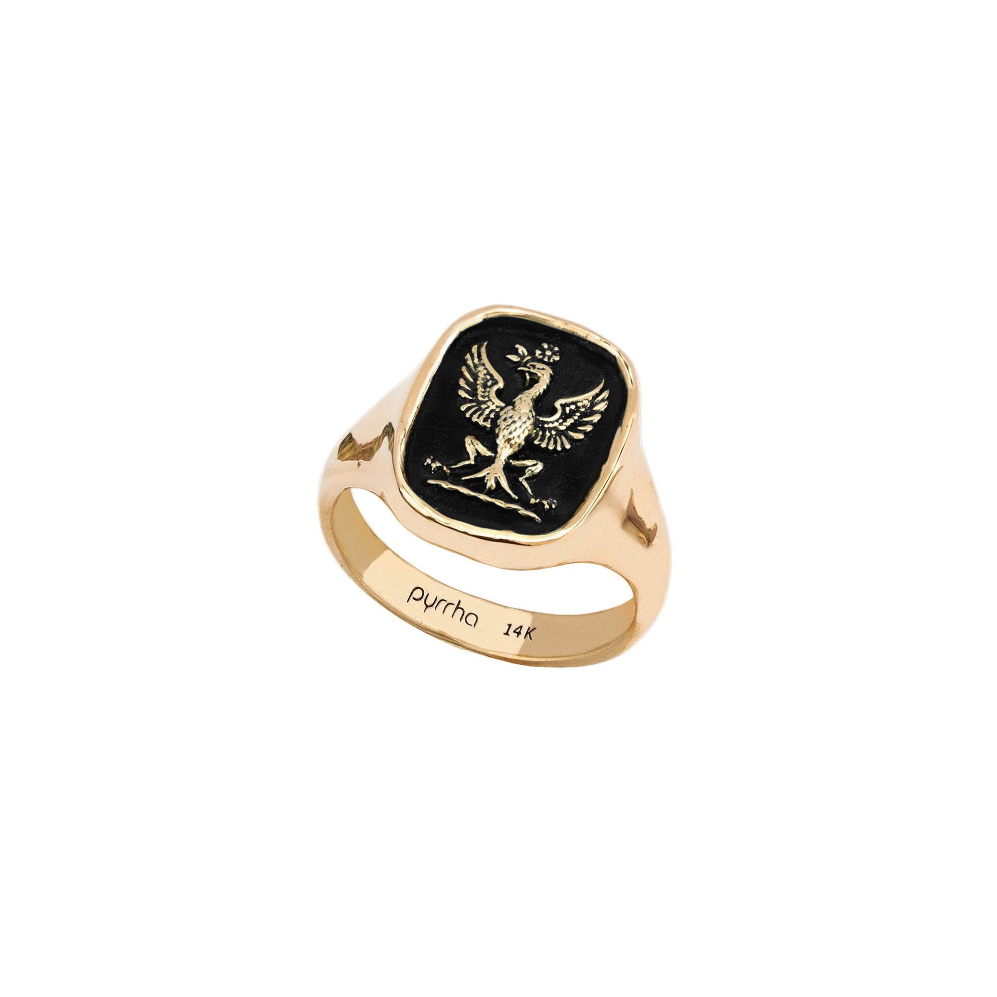 Follow Your Dreams 14K Gold Signet Ring