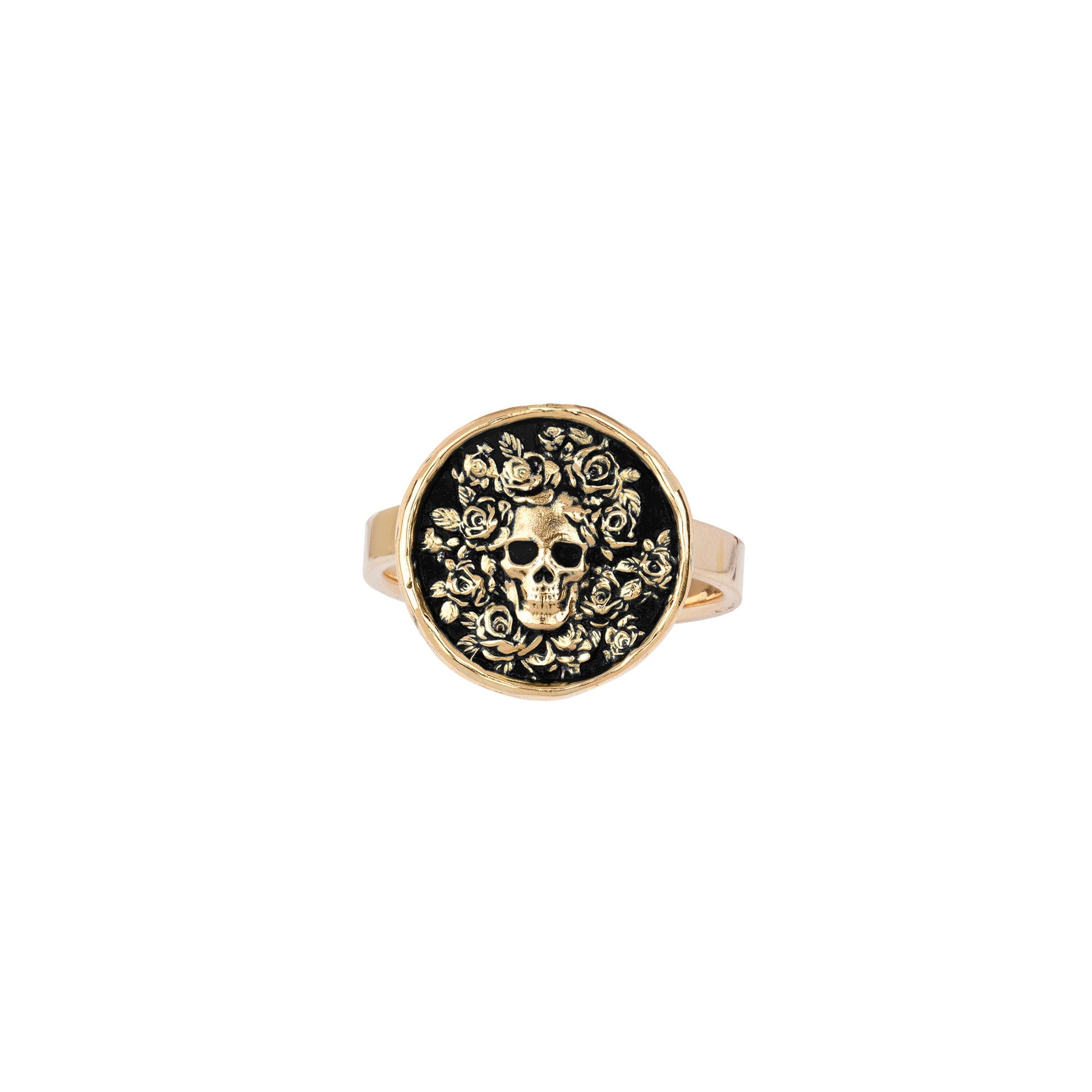 Live Every Moment 14K Gold Talisman Ring