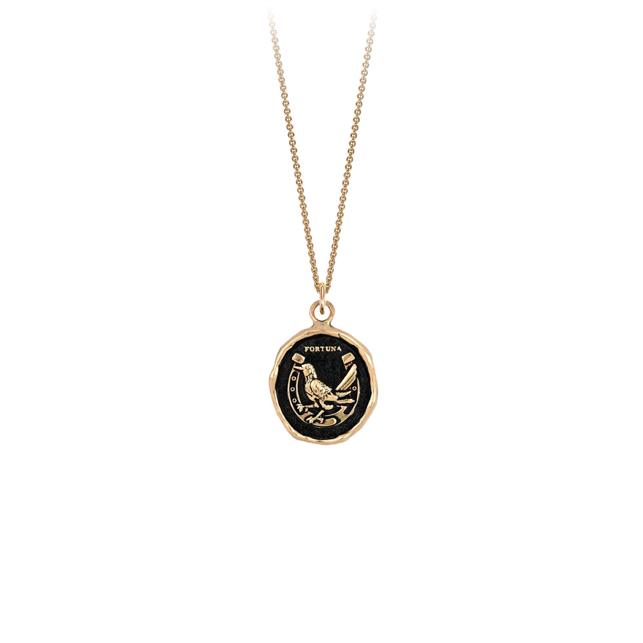 Luck 14K Gold Talisman Necklace