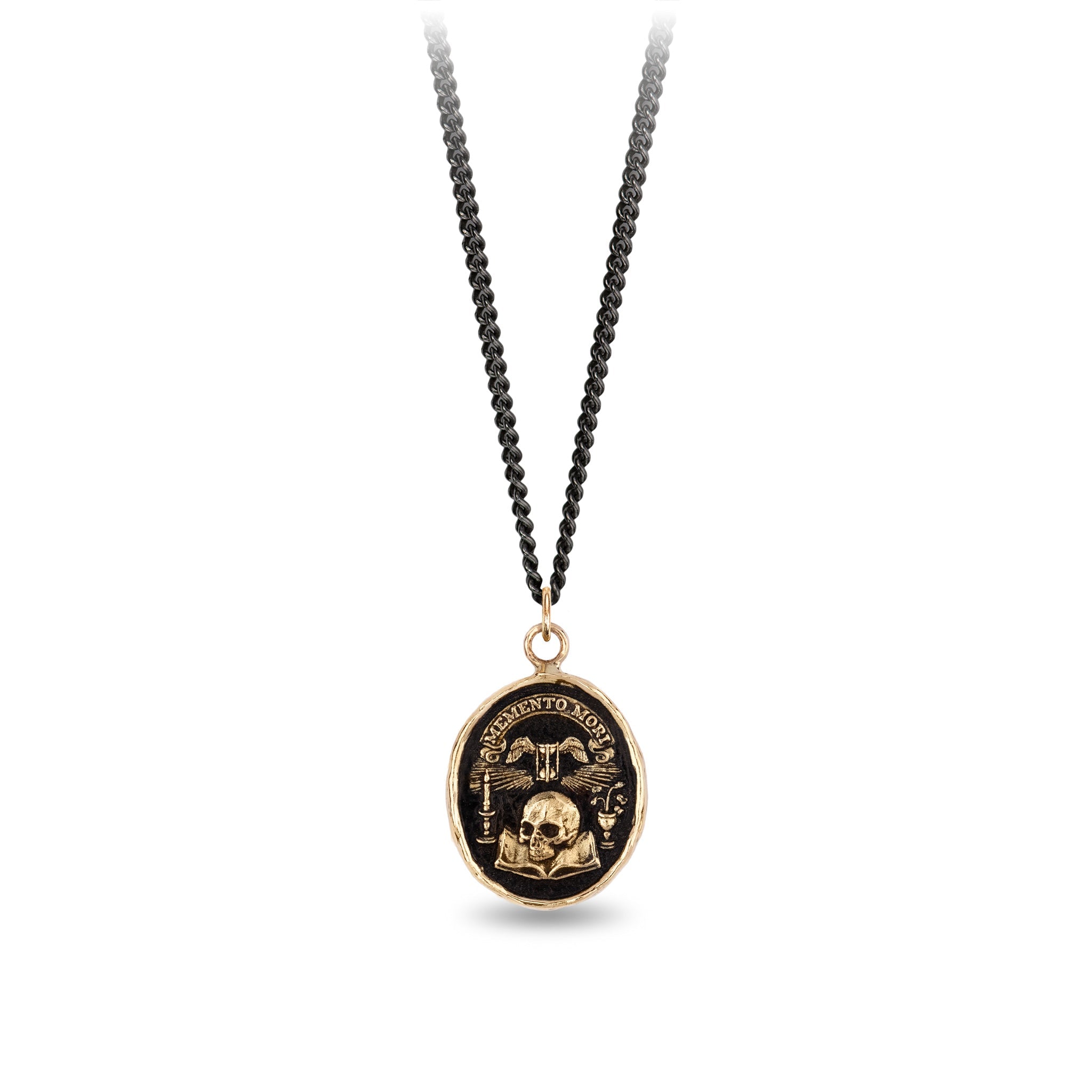 Memento Mori 14K Gold Talisman