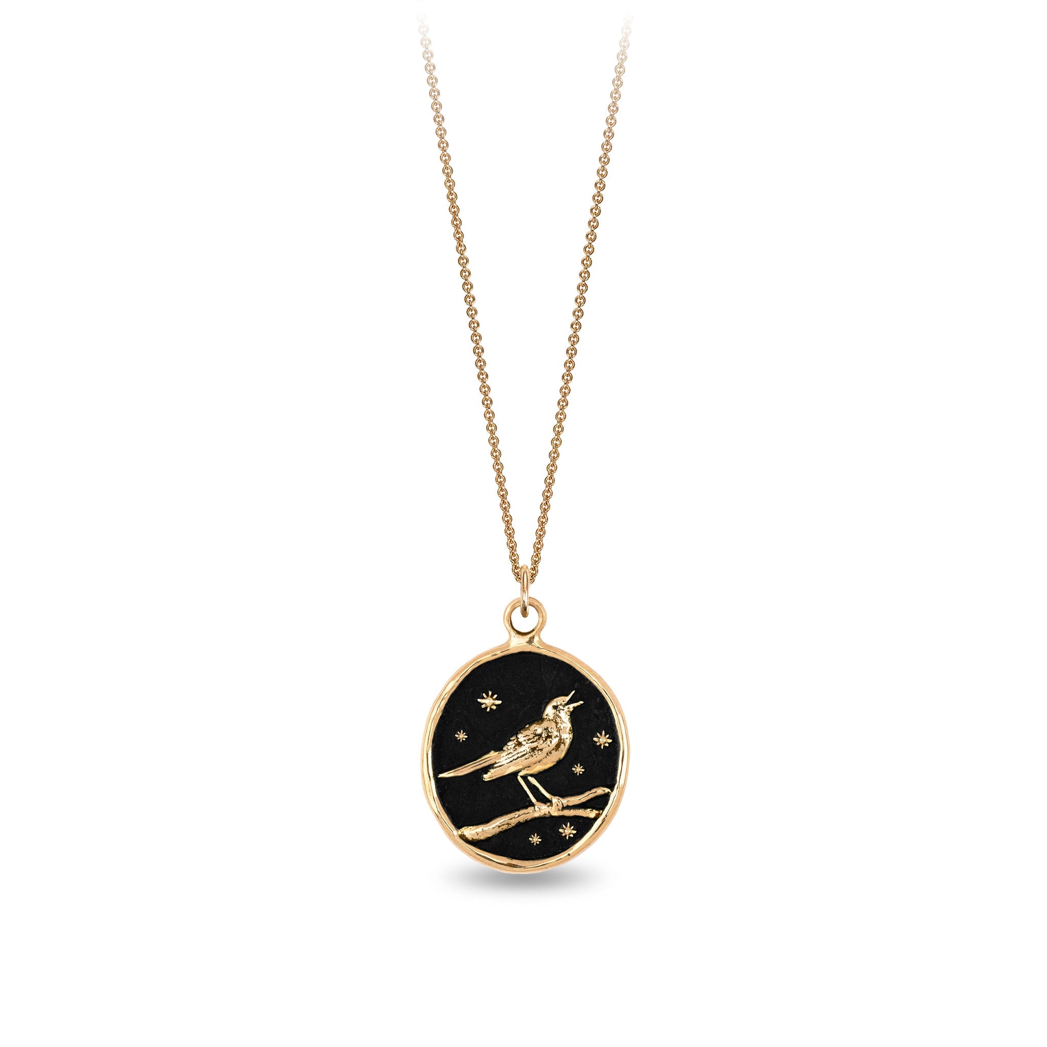 Nightingale 14K Gold Talisman