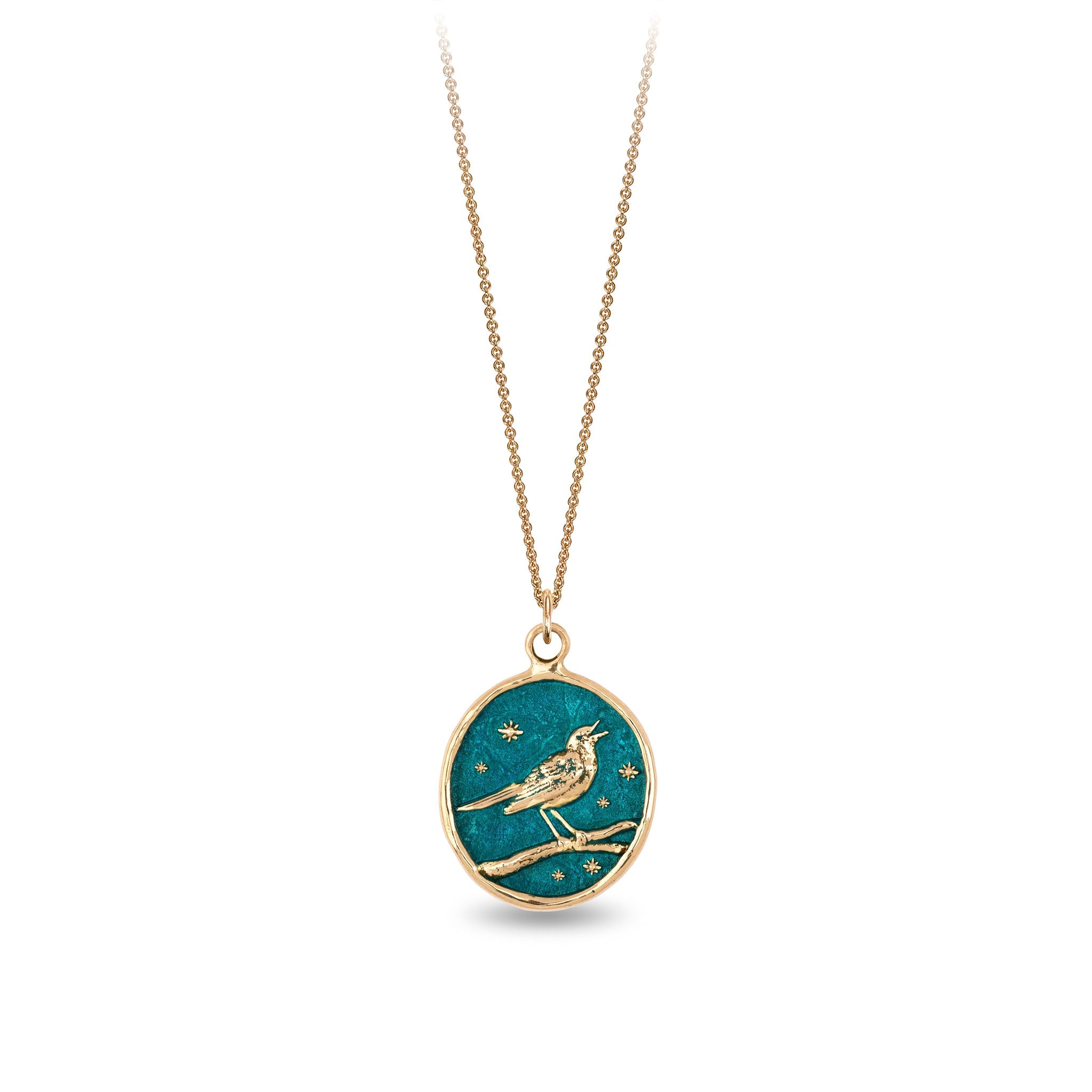 Nightingale 14K Gold Talisman - True Colors