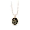 Peacock 14K Gold Talisman On Knotted Freshwater Pearl Necklace