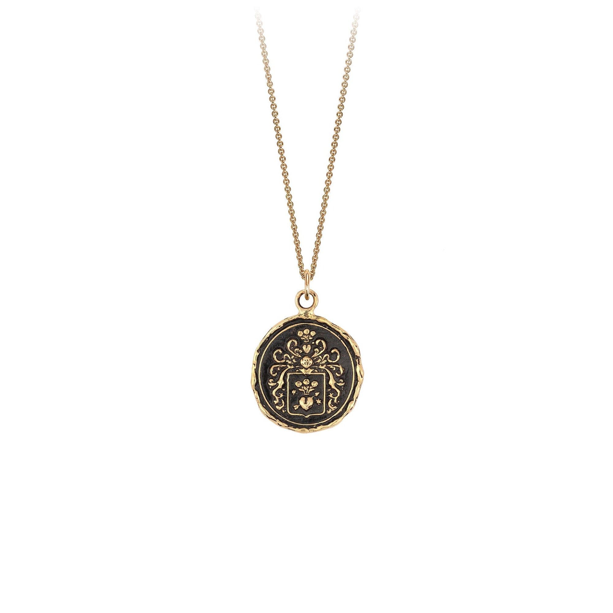 Pyrrha True Love 14K Gold Talisman Necklace
