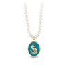 Trust in Yourself 14K Gold Talisman On Knotted Freshwater Pearl Necklace - True Colors