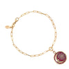 Trust the Universe 14K Gold Long Link Paperclip Chain Bracelet - True Colors