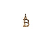 A bronze "B" charm.