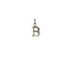 A sterling silver letter "B" charm.