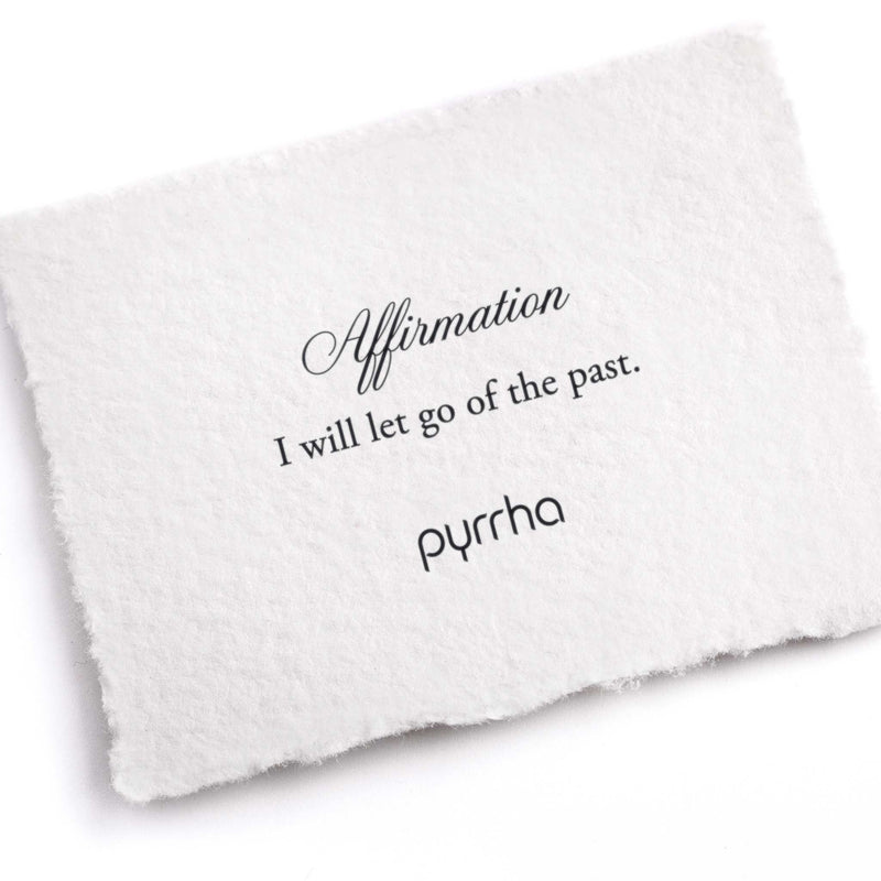 Pyrrha I Will Let Go Of The Past Affirmation Talisman Necklace