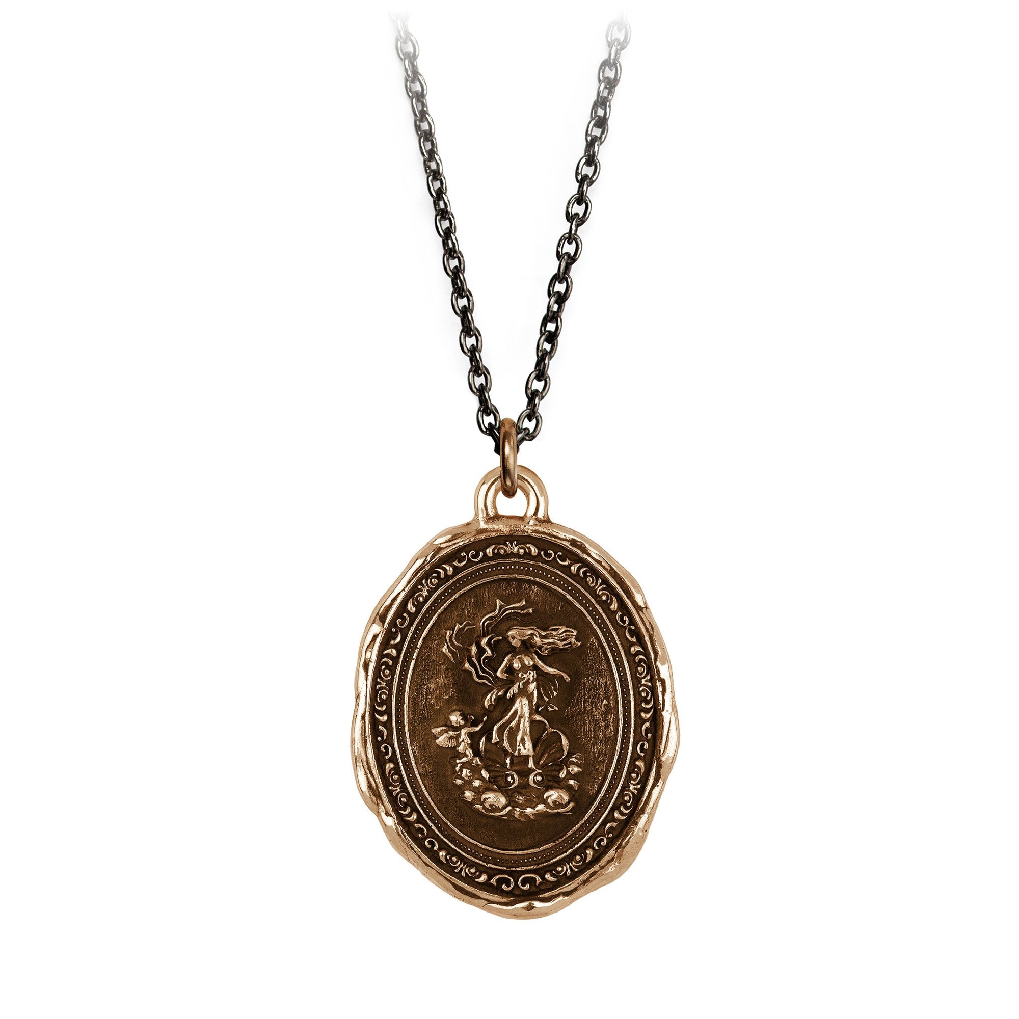 Reclaimed Vintage Inspired 14k gold plate goddess aphrodite necklace | ASOS