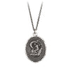 Pyrrha Athena Goddess Talisman Necklace Silver