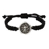 Live Every Moment Wide Braided Bracelet
