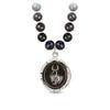 Embrace Your Dark Side Freshwater Pearl Necklace - Peacock Black