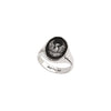 A sterling silver signet ring with our silver Fire Within talisman.