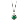 Green Onyx Faceted Stone Talisman