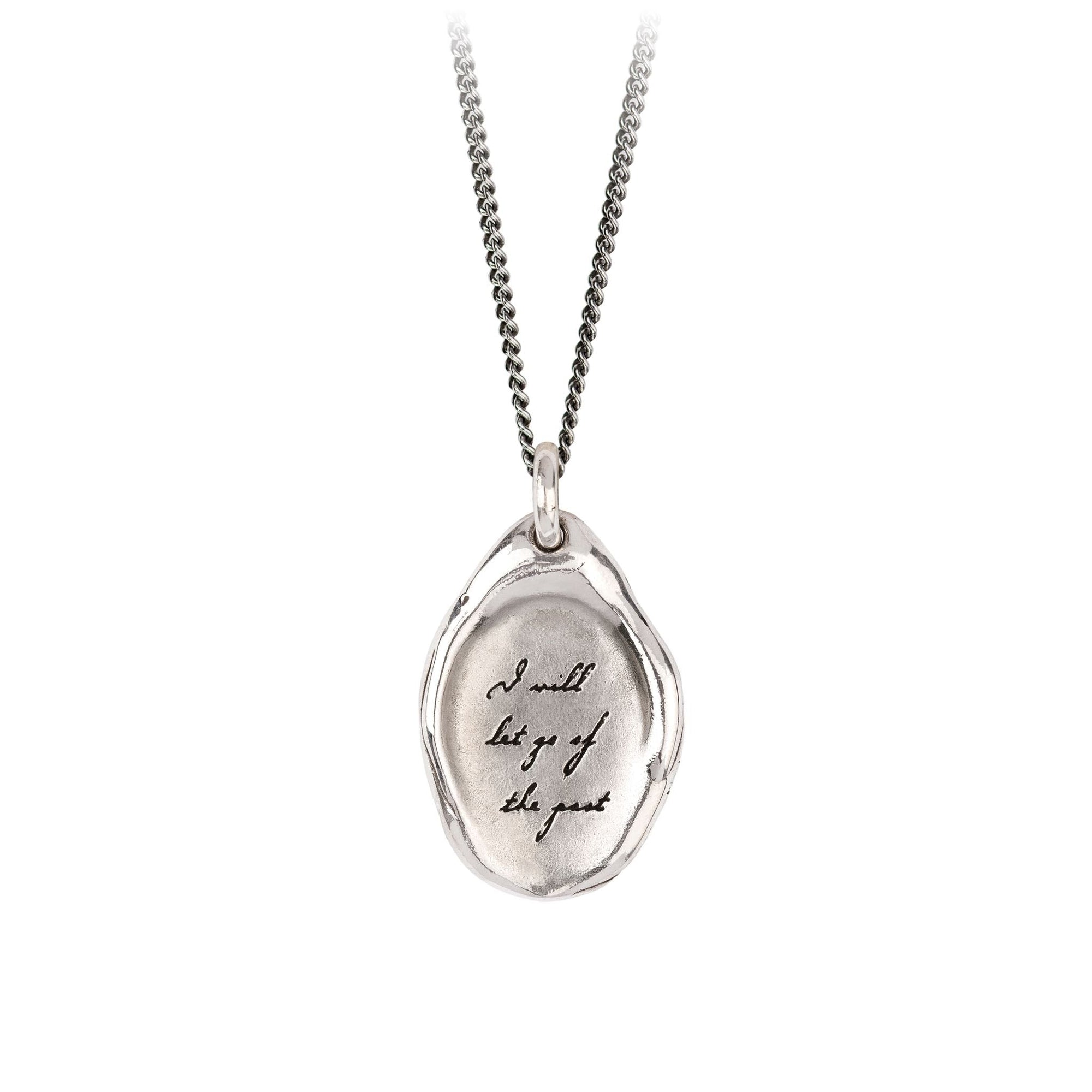 Pyrrha I Will Let Go Of The Past Affirmation Talisman Necklace