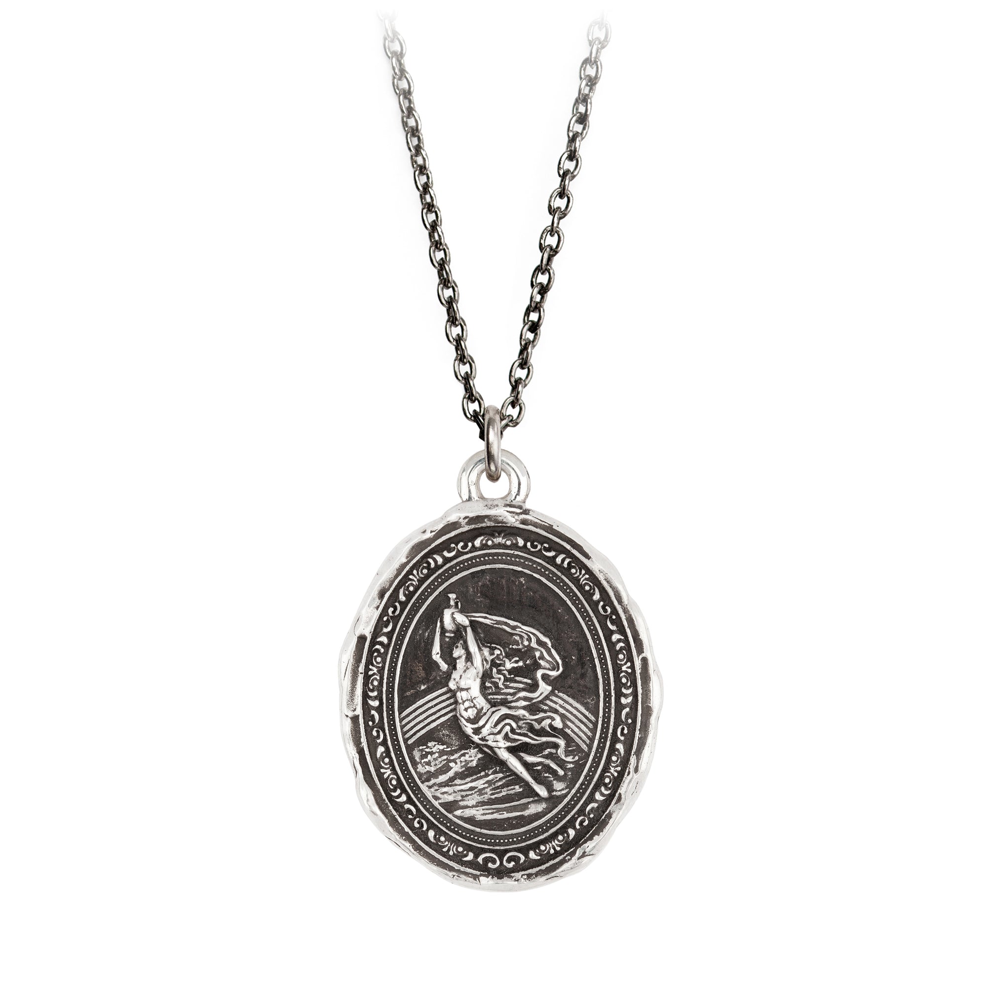 Pyrrha Iris Goddess Talisman Necklace