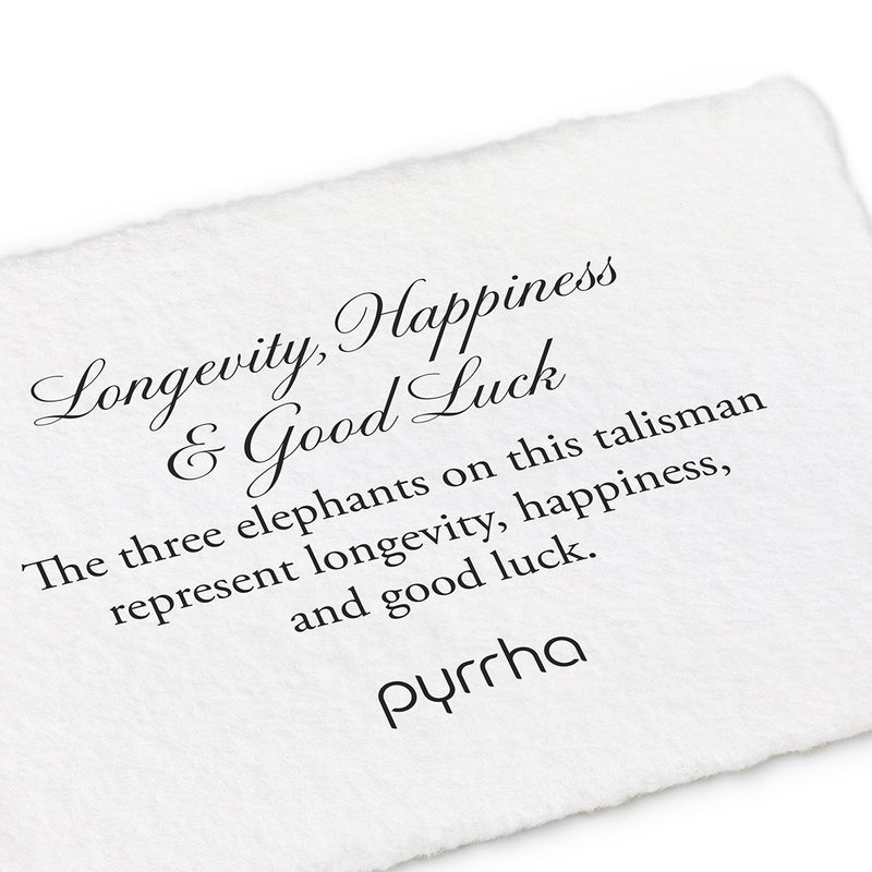 Pyrrha Longevity, Happiness & Good Luck 14K Gold Talisman Necklace