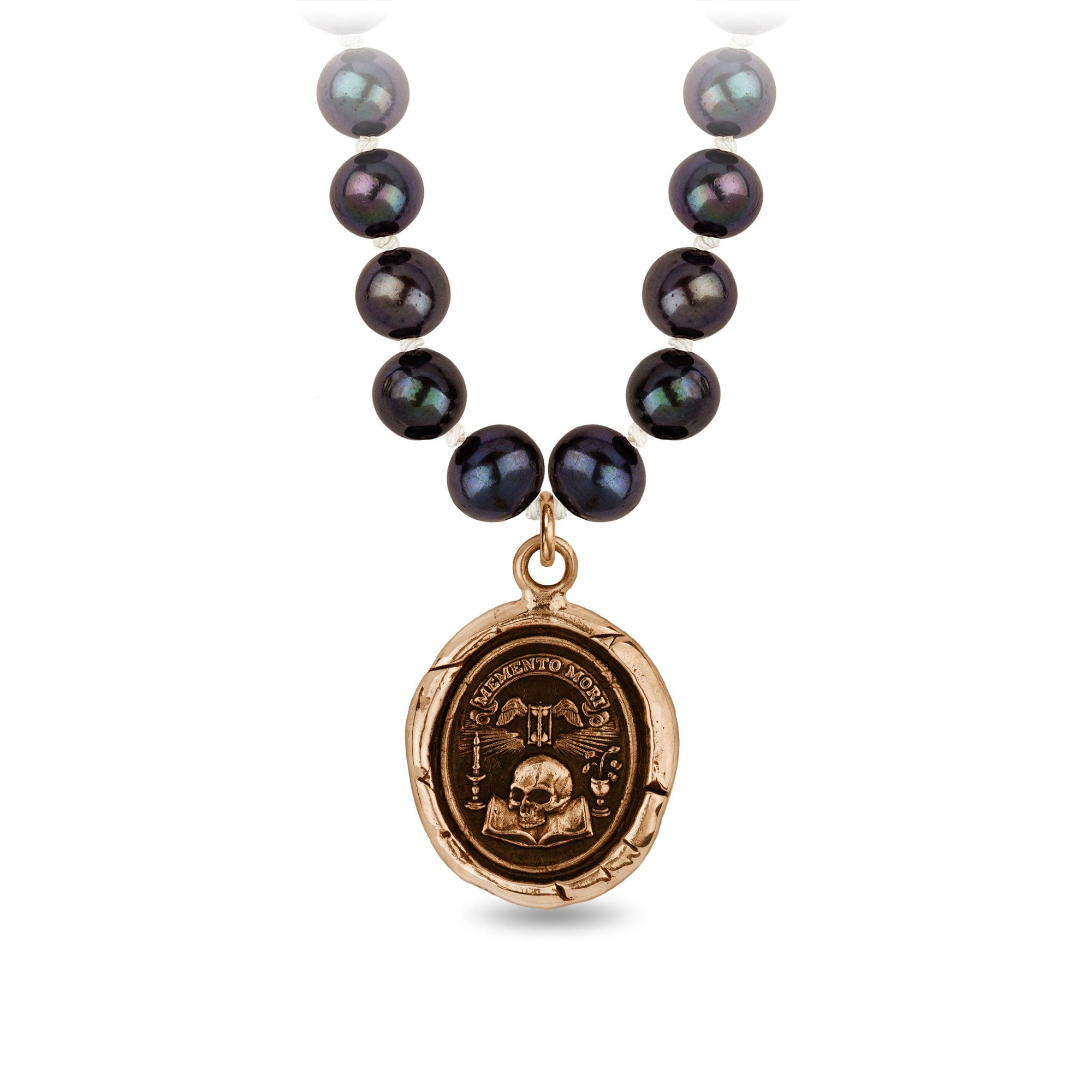 enjoylifecreative Memento Mori - Collana in argento Sterling enjoylifecreative Memento Mori - Collana in argento Sterling