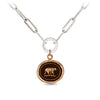 Mother Bear Large Paperclip Chain Necklace