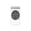 A sterling silver money clip featuring our sterling silver My Life is a Prayer talisman.