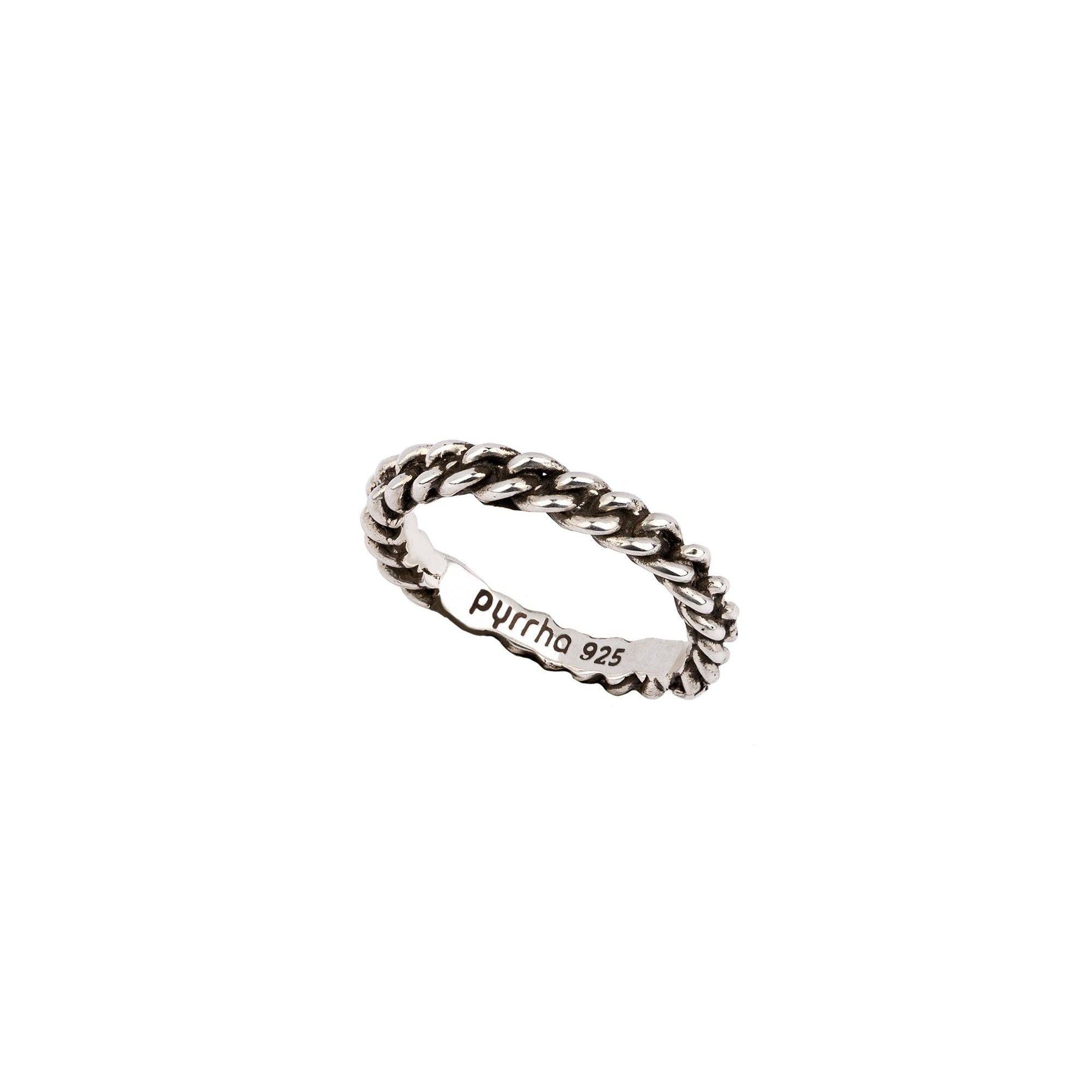 Narrow Chain Band Ring