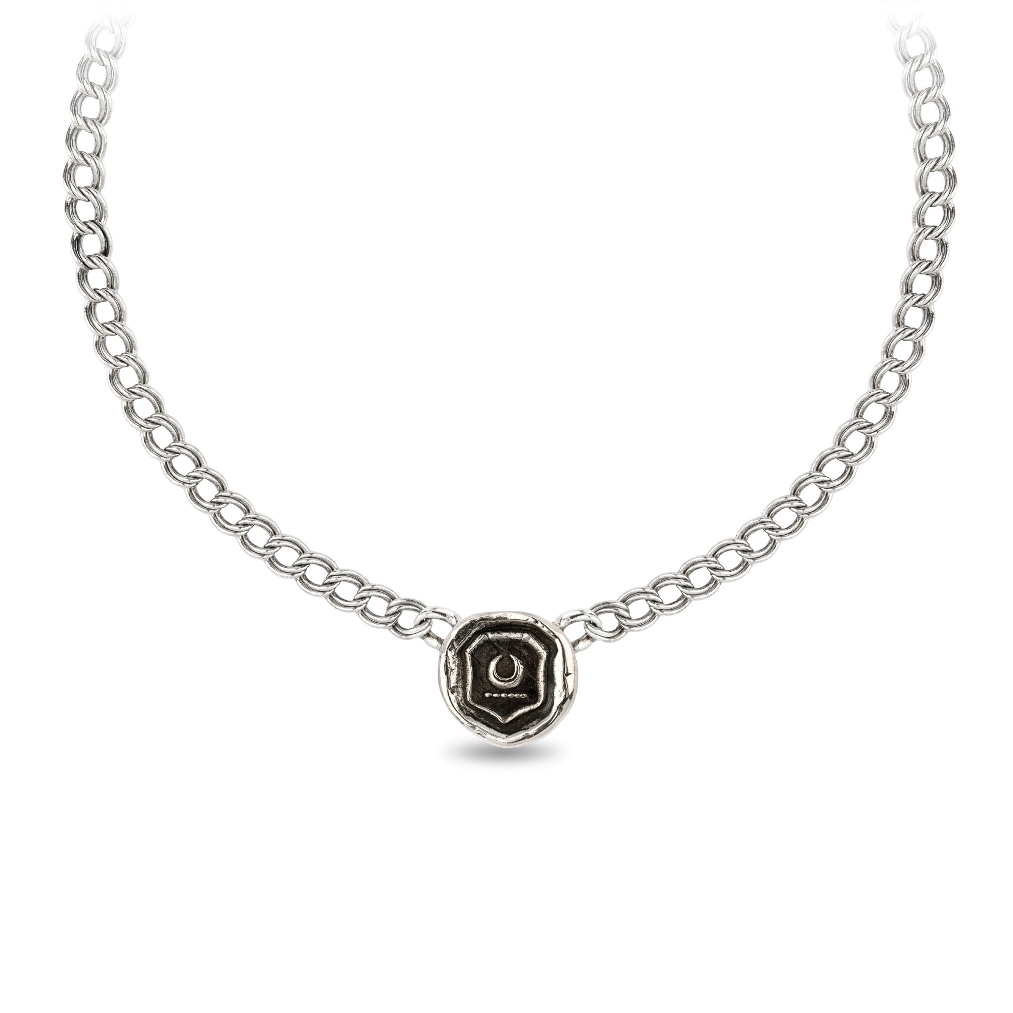 New Beginnings Double Curb Link Talisman Choker