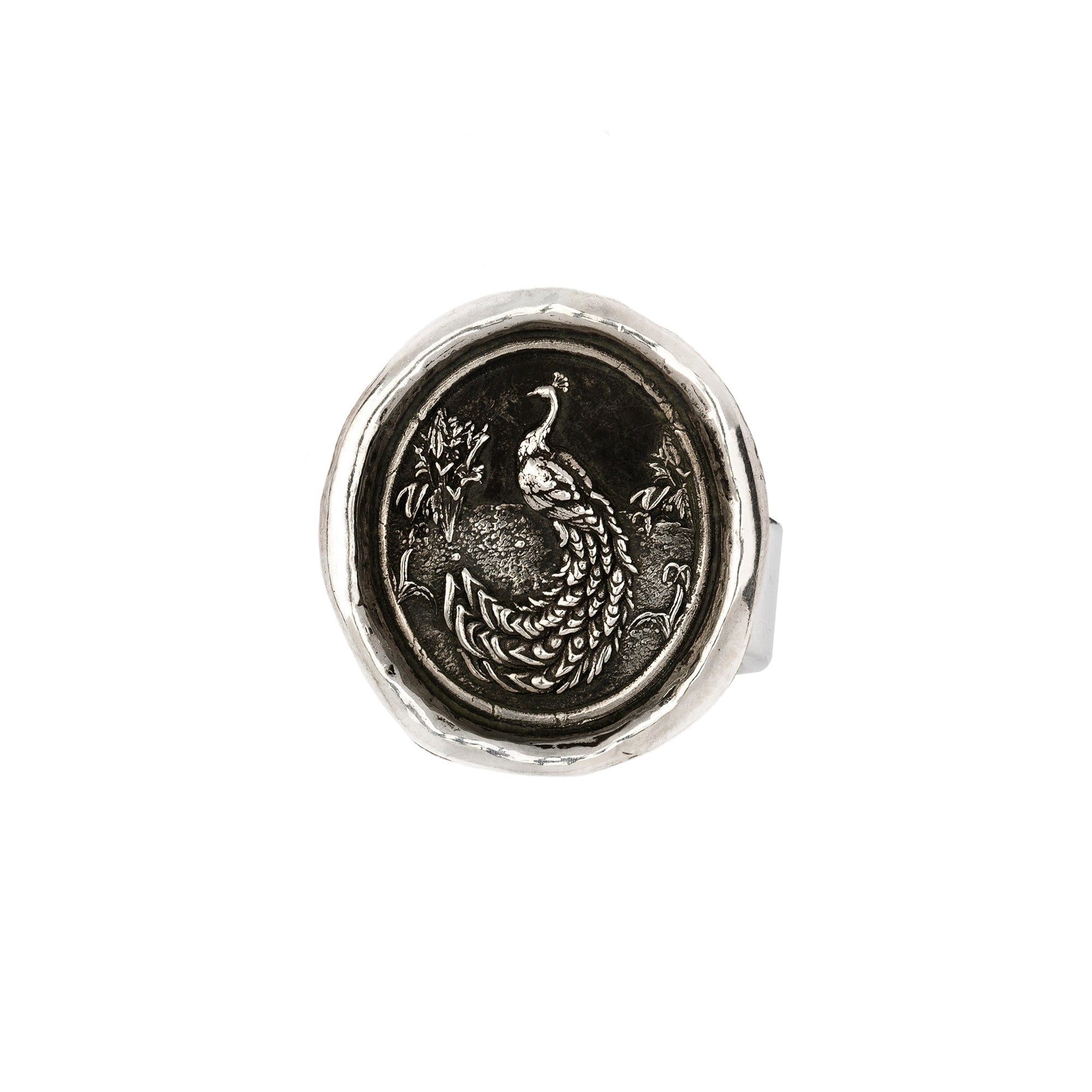 Peacock Talisman Ring
