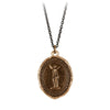 Pyrrha Psyche Goddess Talisman Necklace Bronze