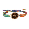 Mother Bear Rainbow Braided Bracelet