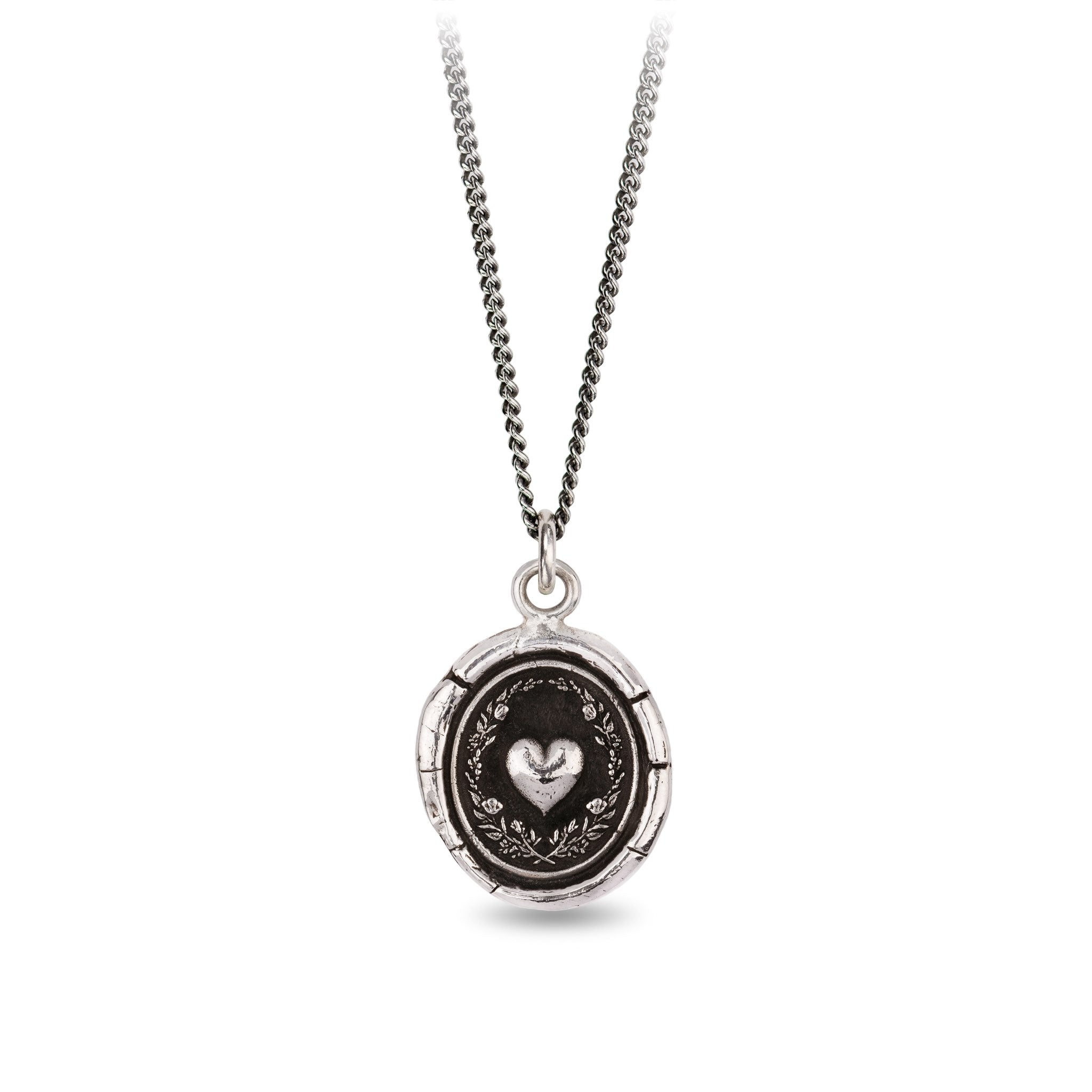 Self-Love Sterling Silver Oxidized Sterling Silver 18