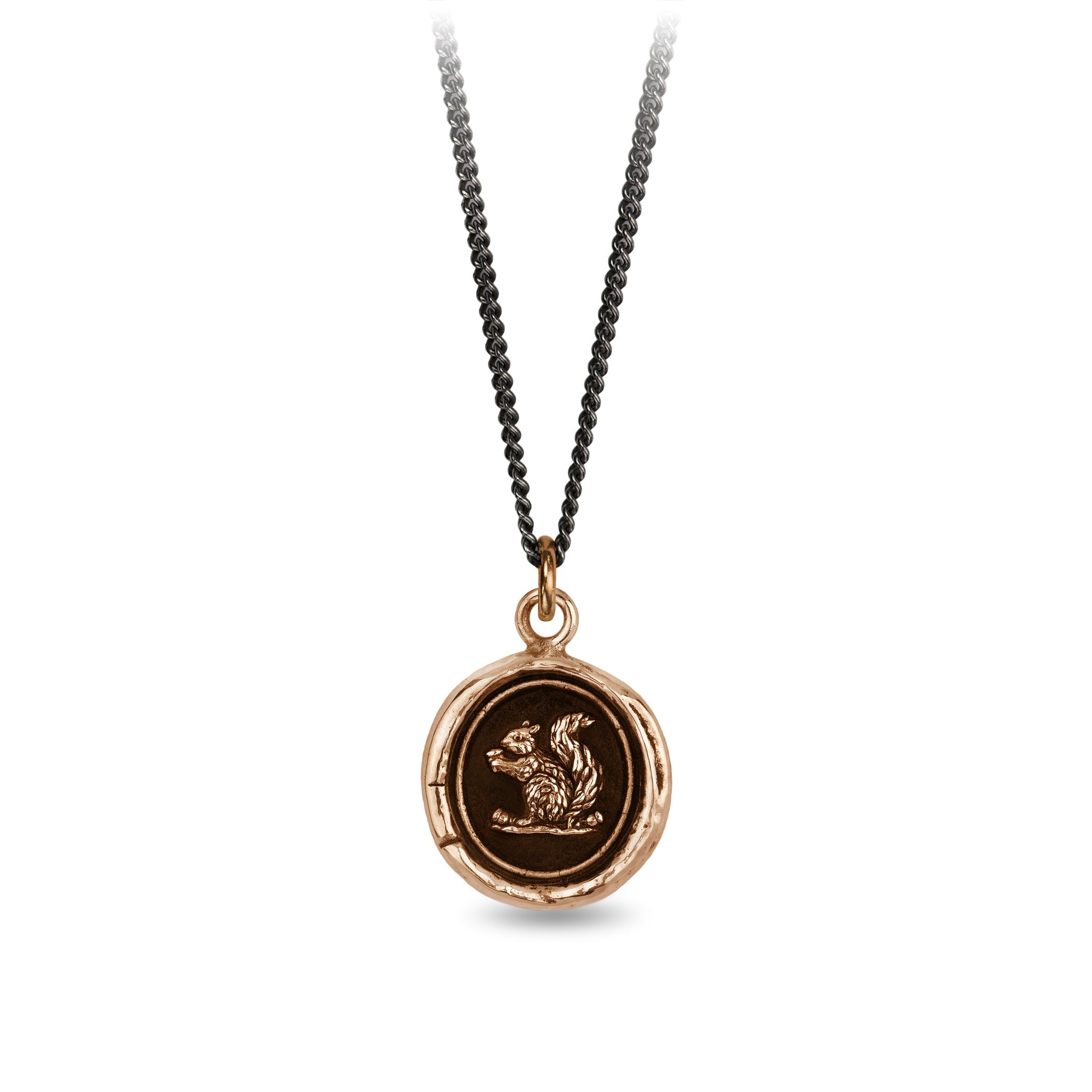 Pyrrha Squirrel Talisman Necklace