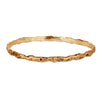 Our classic solid textured bronze bangle