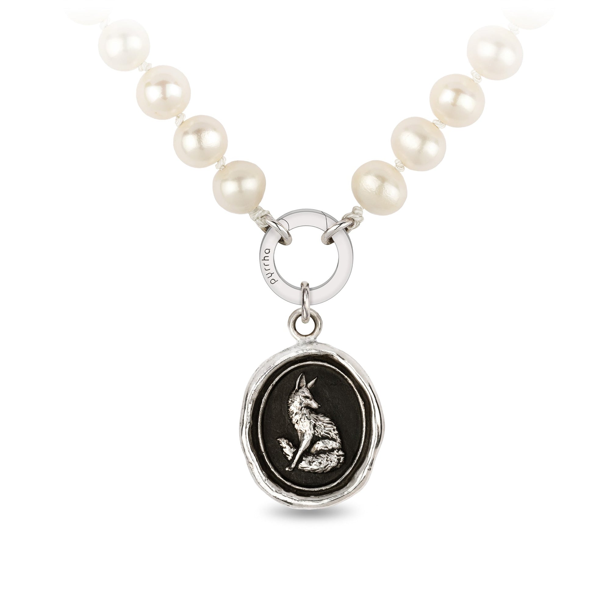 Trust in Yourself Knotted Freshwater Pearl Necklace