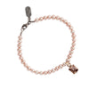 A string of rose freshwater pearls with our Vitality talisman.